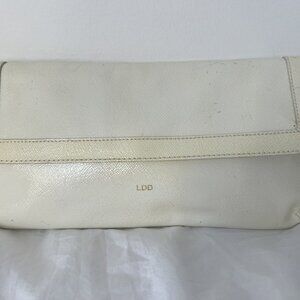 off white leather Mark and Graham purse